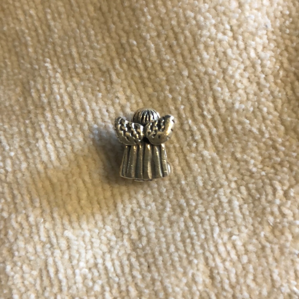 Retired Pandora Angel Sterling Silver Charm - Picture 2 of 3